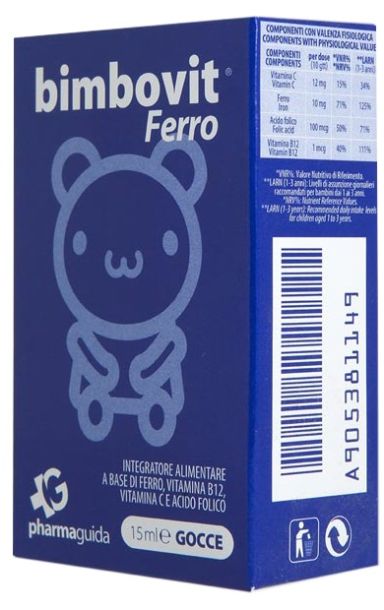 BIMBOVIT FERRO GOCCE 15ML