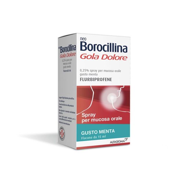 NeoBorocillina Gola Dolore Spray, 15 ml