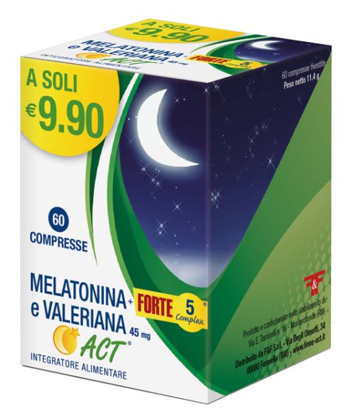 MELATONINA ACT +VAL+FT5C 60CPR