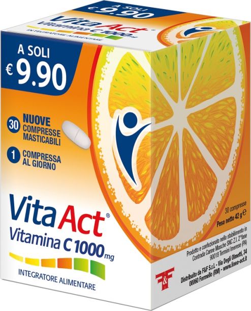 VITA ACT VIT C 1000MG 30CPR