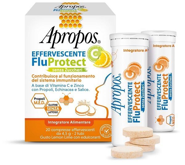 APROPOS effervescente C FLUPROT 20CPR