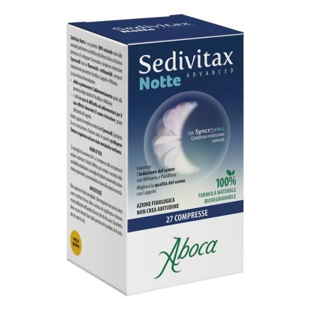 Sedivitax Advance Notte  27 Compresse