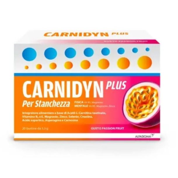 Carnidyn PLUS 20 bustine Gusto Passion Fruit