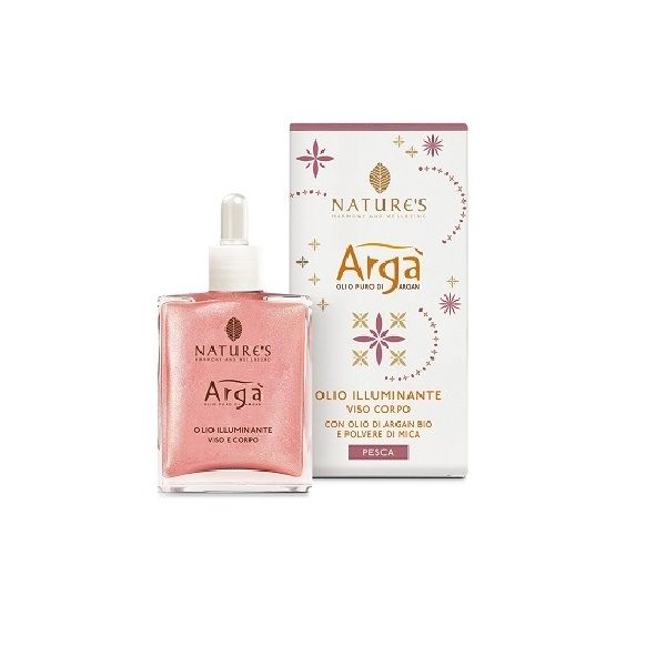 Argà Olio Illuminante Viso e Corpo Pesca 30ml