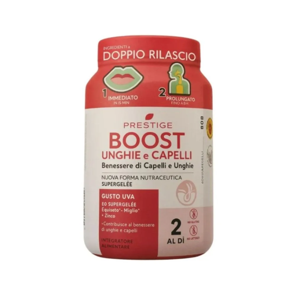Boost Unghie e Capelli Integratore Alimentare, 60 gommose