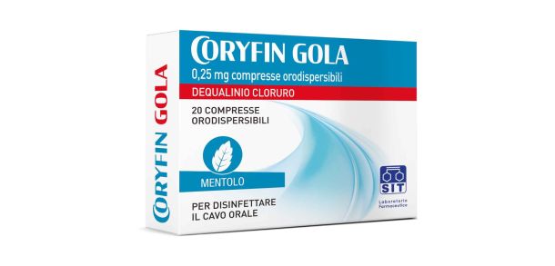 Coryfin Gola 0,25mg 20 compresse orodispersibili
