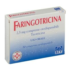 Faringotricina 2,5 Mg Tirotricina 20 Compresse Orodispersibili