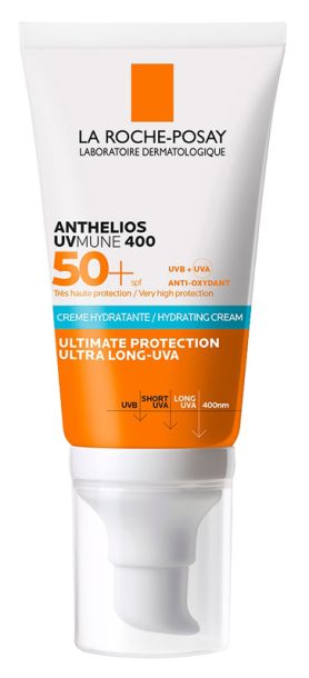 Anthelios UVMune 400 Crema Idratante SPF50+ 50 ml (senza profumo)