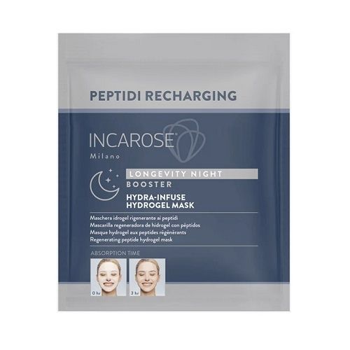 Longevity Night Booster Maschera Hydrogel Rigenerante Peptidi Recharging 34 g