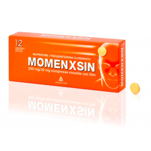 Momenxsin 200 mg/30 mg 12 compresse rivestite con film