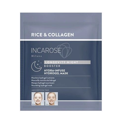 Longevity Night Booster Maschera Hydrogel Nutriente Rice & Collagen 34 g