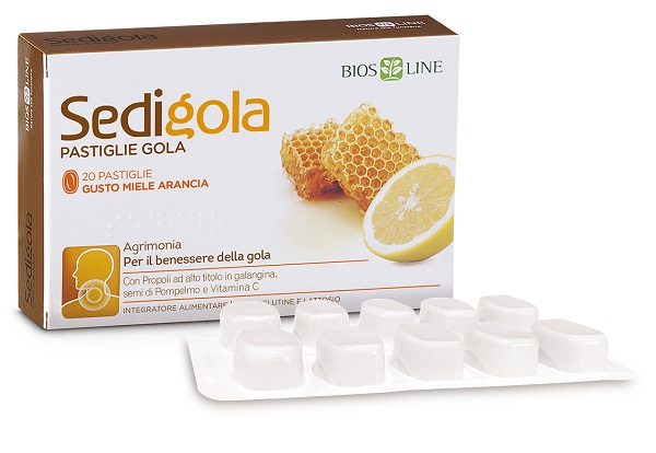 APIX Sedigola Pastiglie Gola (gusto miele arancia)
