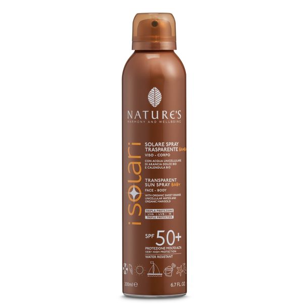 Nature's Solare Spray Trasparente SPF 50+