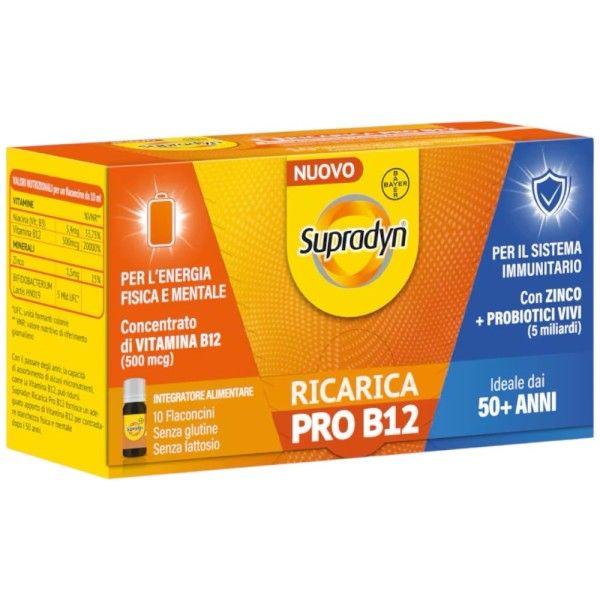 Supradyn Ricarica PRO B12 10 Flaconcini
